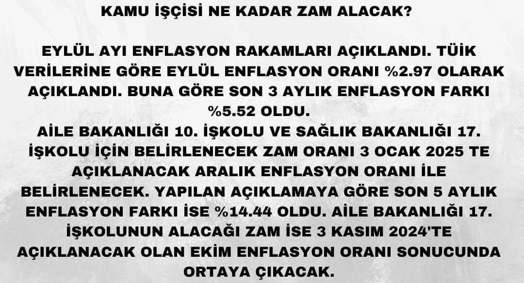 Kamu İşçisi Ne Kadar Zam Alacak?