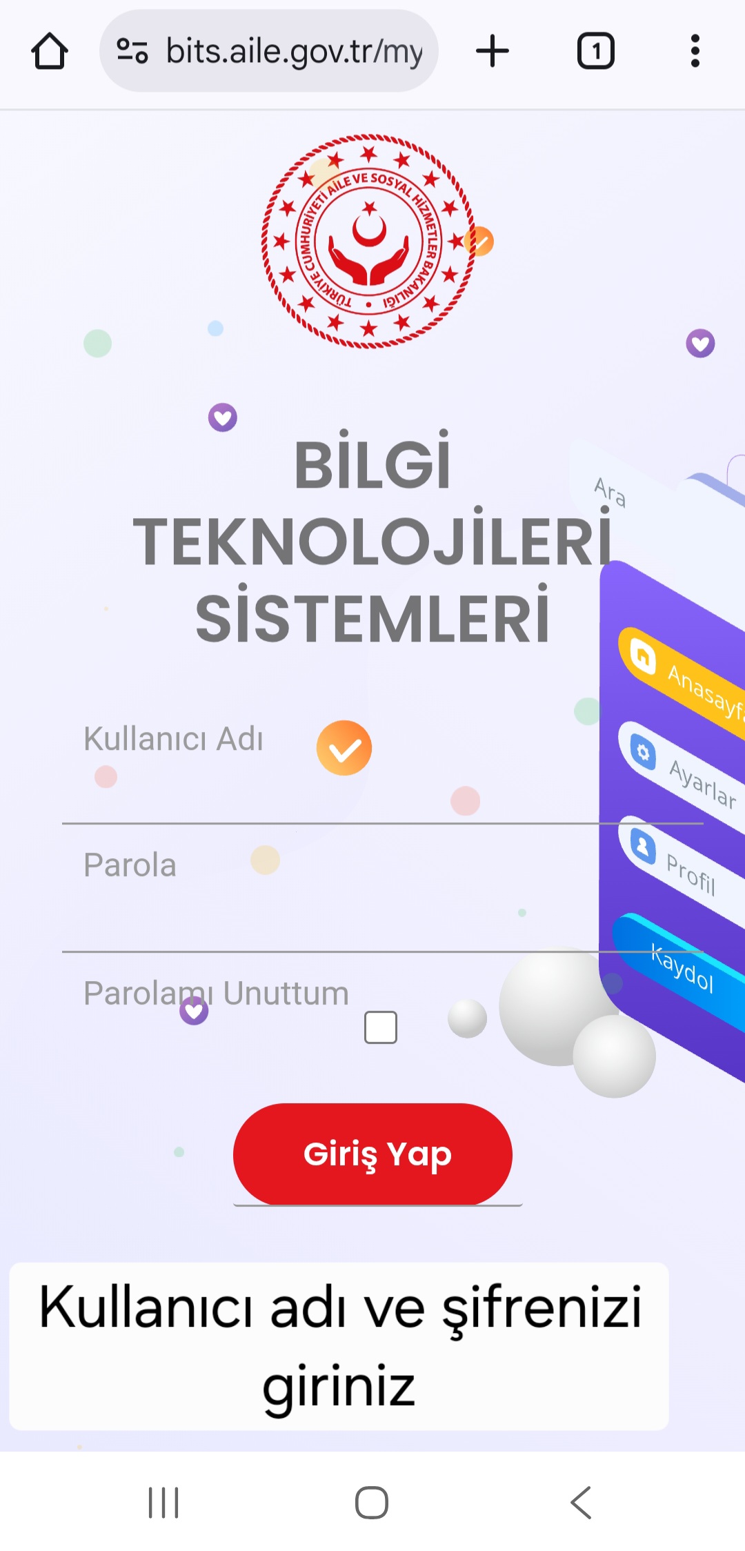 Aile Bakanlığında Bordro Nasıl Görüntülenir